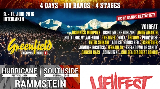 Spring European Festivals Announced